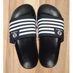 Herenslipper en Damesslipper donkerblauw Victory
