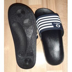 Herenslipper en Damesslipper donkerblauw Victory