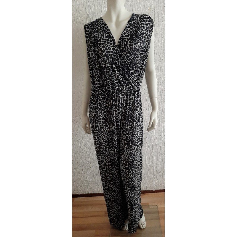 Ladies romper / Jumpsuit GRAY / BLACK PATTERNS