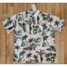 Heren Hemd met palmbomen en bloemen