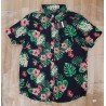 Men's Shirt colored floral with leaves