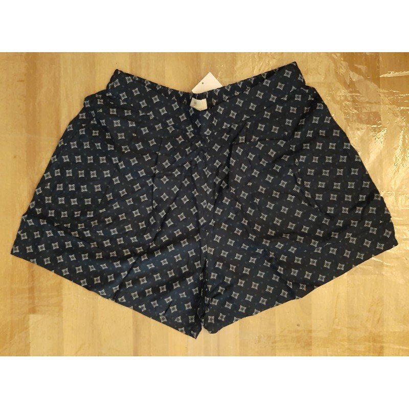 Damesbroek - Damesshort donkerblauw/wit met sterren