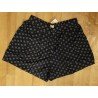 Damesbroek - Damesshort donkerblauw/wit met sterren