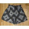 Ladies pants - Ladies shorts dark blue with patterns