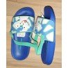 Children's shoe - Children's sandal blue with iguana print for boys and girls