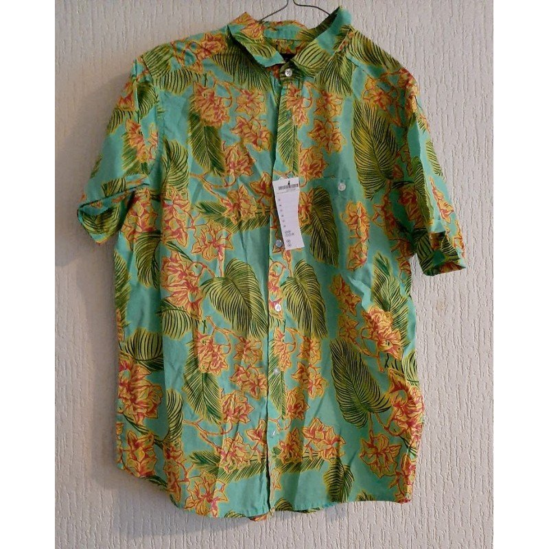 Men's Shirt with palm leaves