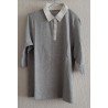 Blouse grijs 3/4 mouw