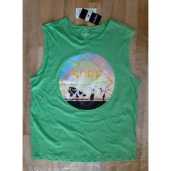Men's set (t-shirt / tank top and shorts) green Sunset Surf Club