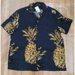 Heren hemd met ananaspatroon