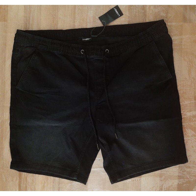 Men's short jeans black