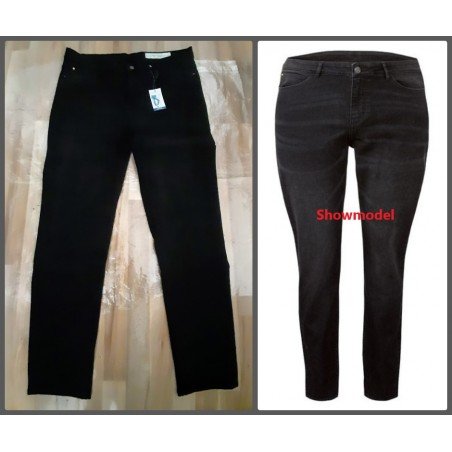 Ladies skinny jeans black with a high waist