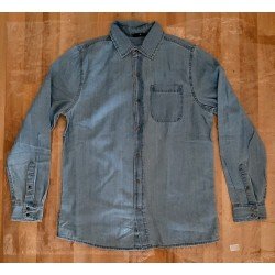 Jacket Heren hemd jeans blauw