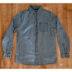 Jacket Men's shirt jeans blue