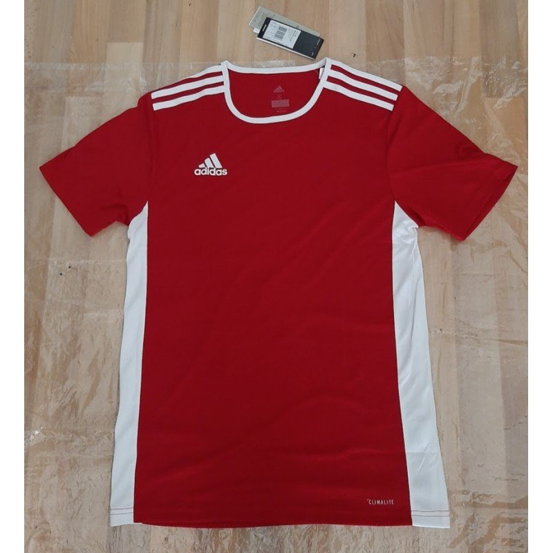 Heren T-shirt Adidas donkerrood