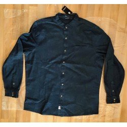 Men's shirt jeans with round collar