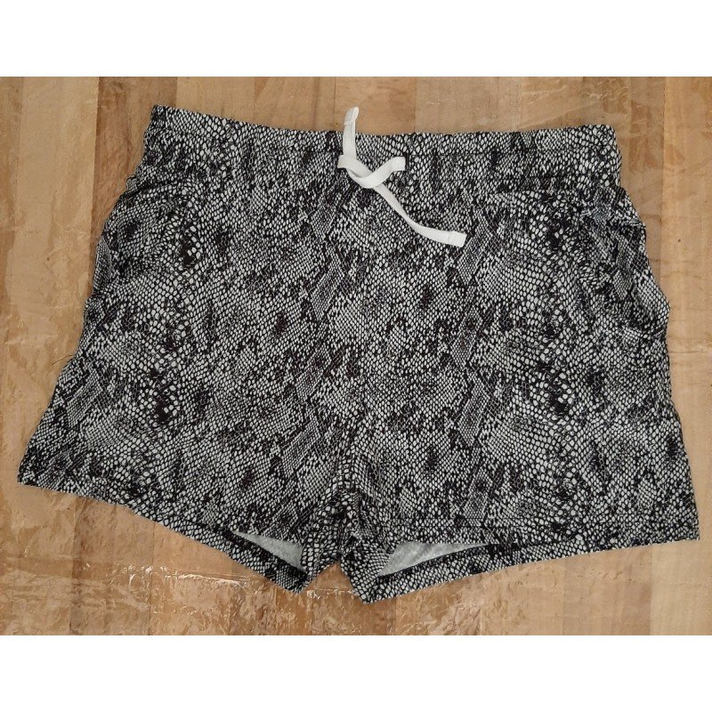 Damesbroek - Damesshort grijs/zwart