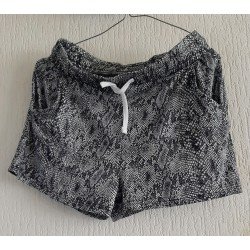 Damesbroek - Damesshort grijs/zwart