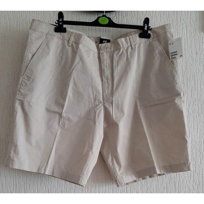 Heren short beige