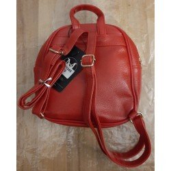 Ladies bag - Backpack red medium size