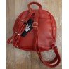 Ladies bag - Backpack red medium size