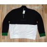 Polo shirt / Men's t-shirt sweater black / white