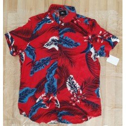 Men's shirt with large leaves