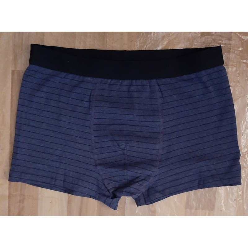 Boxer shorts dark blue striped