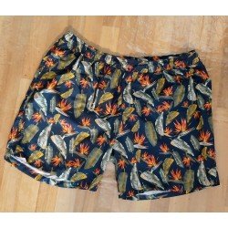 Heren Short met planten en bladeren