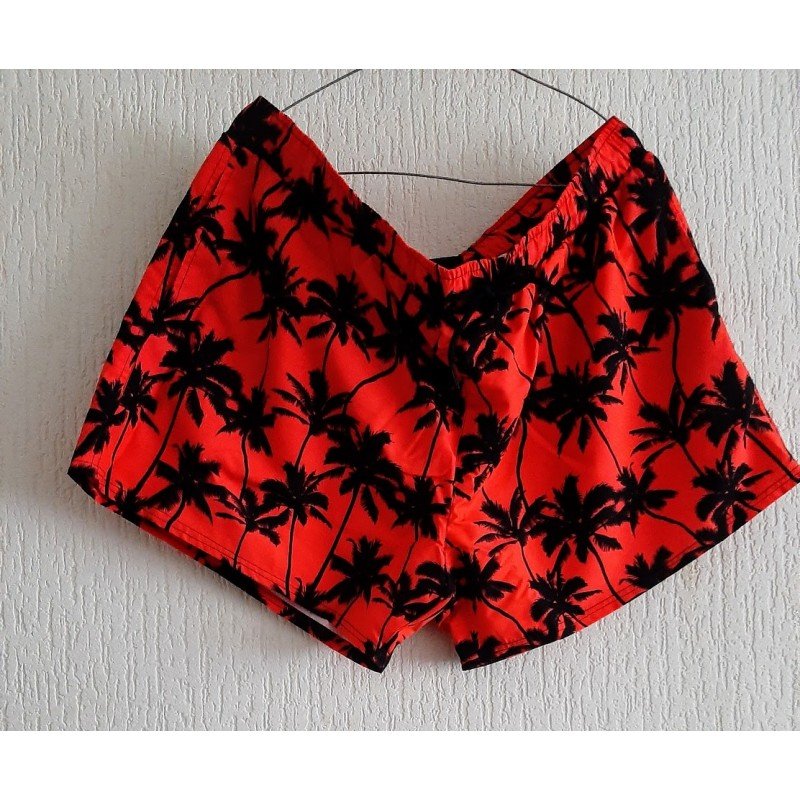 Heren Short met palmbomenprint