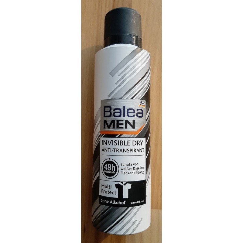 Balea Deodorant Invisible Dry voor mannen