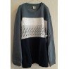 Heren T-shirt / Sweater Jack & Jones lange mouw blauw/zwart