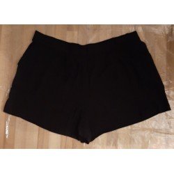 Ladies pants - Ladies short linen black