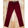 Nette lange broek Slim Fit bordeaux/rood