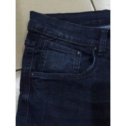 Denim Men's jeans long pants dark blue - Slim Fit