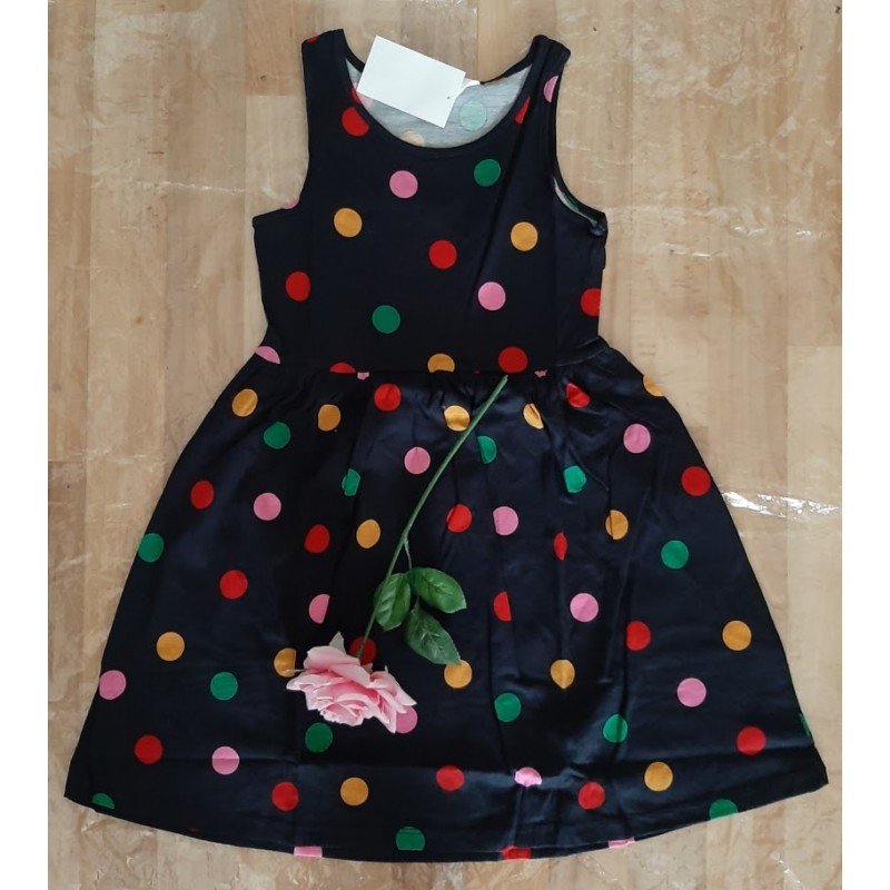 Children's dress with colorful circles