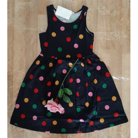Children's dress with colorful circles