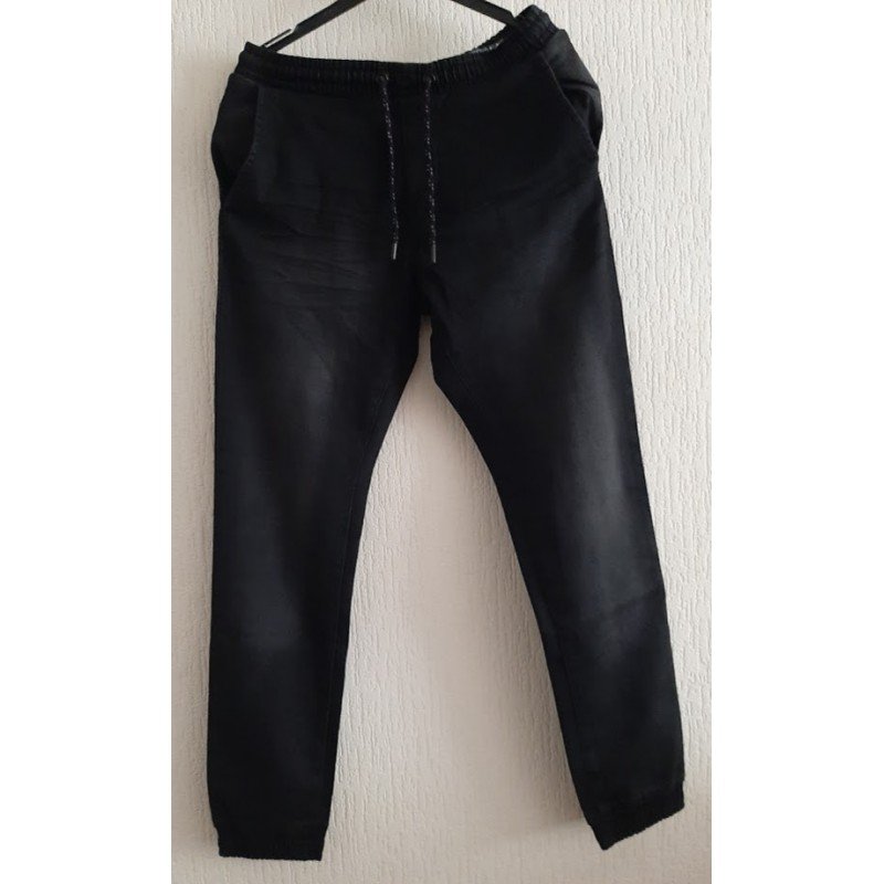 Over het algemeen deugd Sleutel Jogger Heren jeans zwart