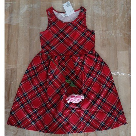 Children's dress checkered
