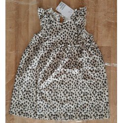 Children's dress with tiger paw print