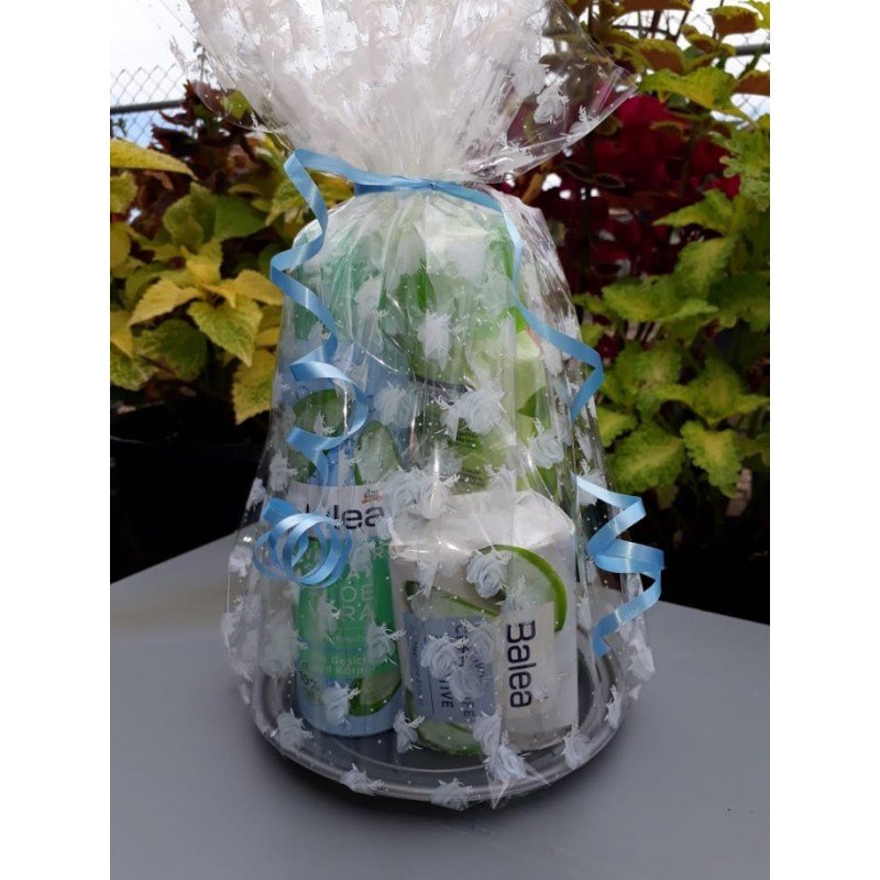 Balea vrouw cadeau: Shampoo Pure Frisch, badzeep en wasser spray