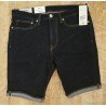 Heren Short Denim Slim Fit donkerblauw