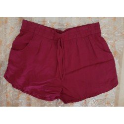 Women's / Ladies pants - Women's shorts bordeaux