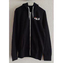 Herenset / Trainingspak Fila (hoody capuchun en joggingbroek) zwart/grijs