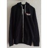 Herenset / Trainingspak Fila (hoody capuchun en joggingbroek) zwart/grijs