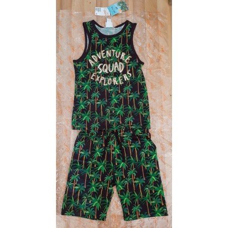 Boys Set: Boys Tank Top and Short Jungle Patterns