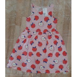 Children's dress with apples