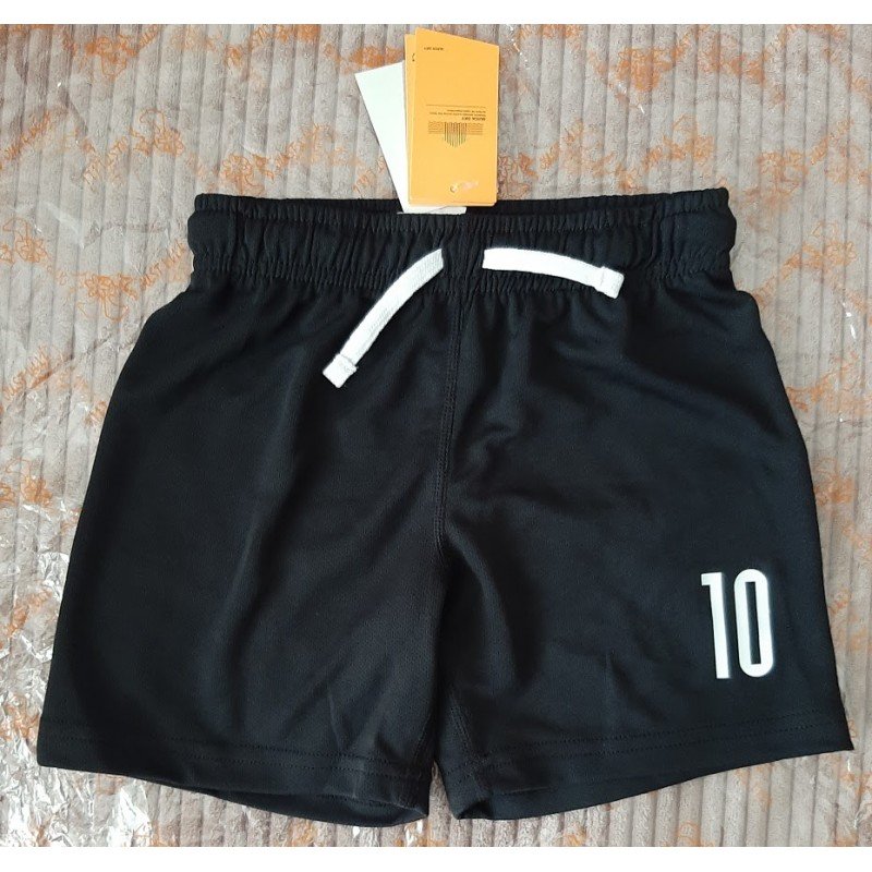 Boys black football shorts 2025
