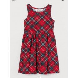 Children's dress checkered