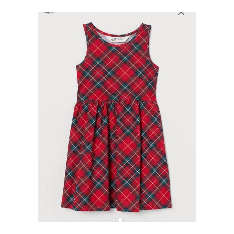 Children's dress checkered