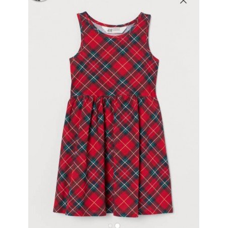 Children's dress checkered